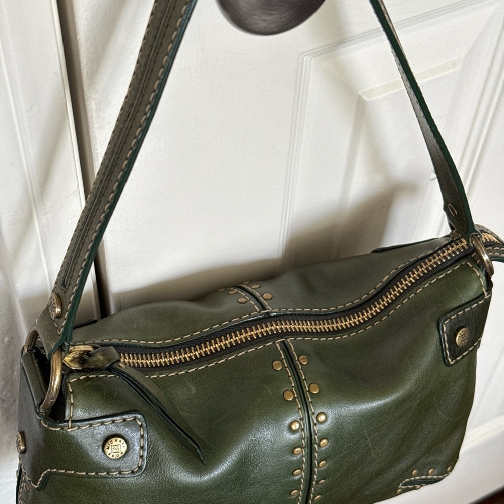 Michael Kors Astor Green Shoulder Bag original - Picture 12 of 16